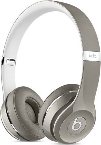 BEATS SOLO2 ON EAR LUXE SILVER