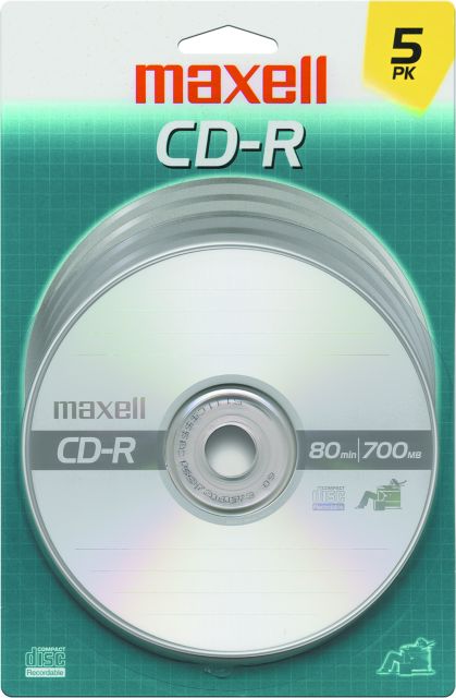 Maxell CD Recordable 48X Asst 700MB