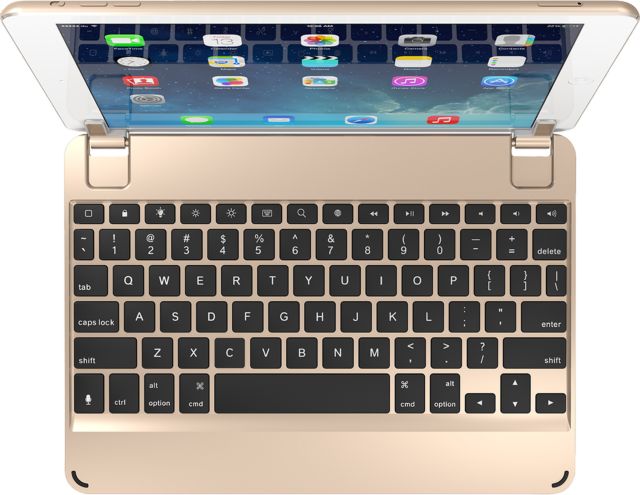 Brydge 9.7 Aluminum Bluetooth Keyboard iPad Pro 9.7/iPad Air 1/2, Gold - ONLINE ONLY