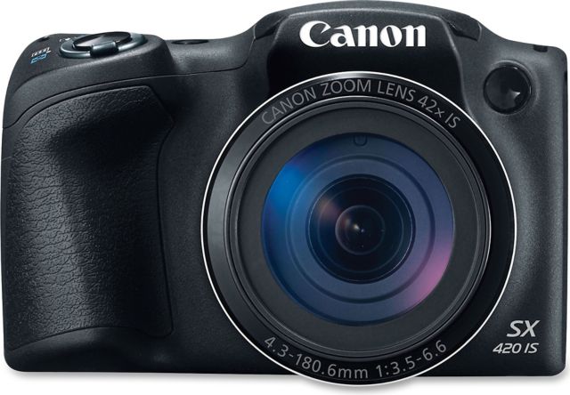 Canon PowerShot SX420 IS 20 Megapixel Compact Camera - Black - ONLINE ONLY