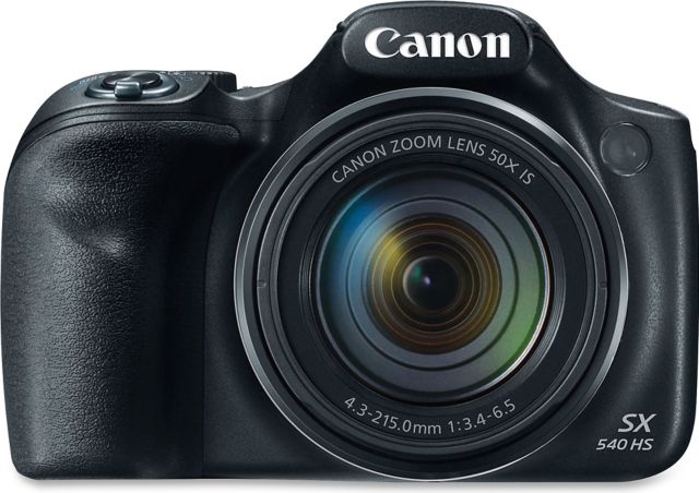 Canon PowerShot SX540 HS 20.3 Megapixel Compact Camera - Black - ONLINE ONLY