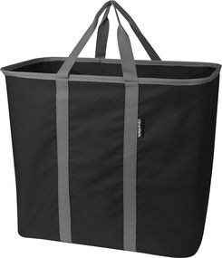 Clevermade Laundry Caddy, 21.25x13.25x18.5, Black/Charcoal