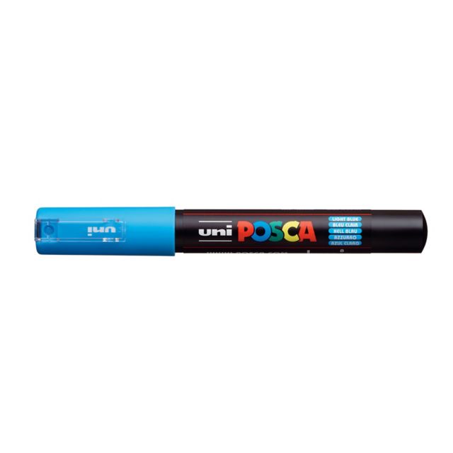 Posca Paint Marker PC-1M Extra Fine Light Blue – allCanes