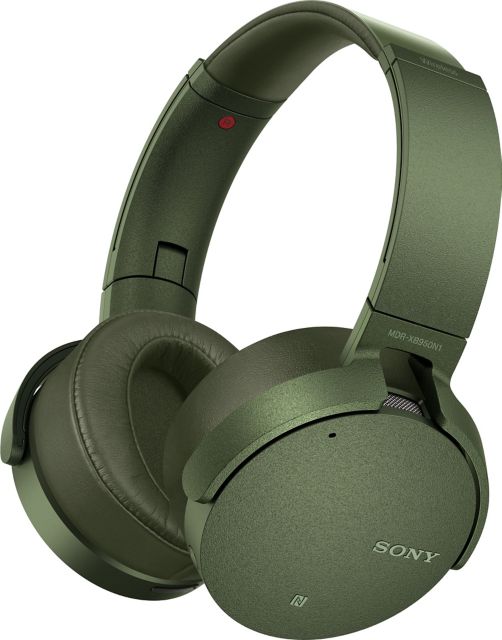 Sony Wireless Noise-Cancelling Extra Bass Headphones Green - ONLINE ONLY