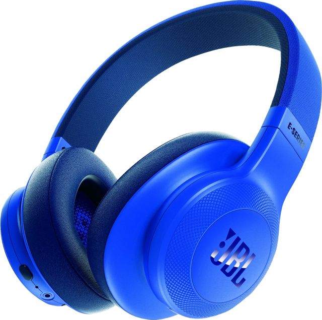 JBL E55 Wireless Over-Ear Headphones Blue - ONLINE ONLY