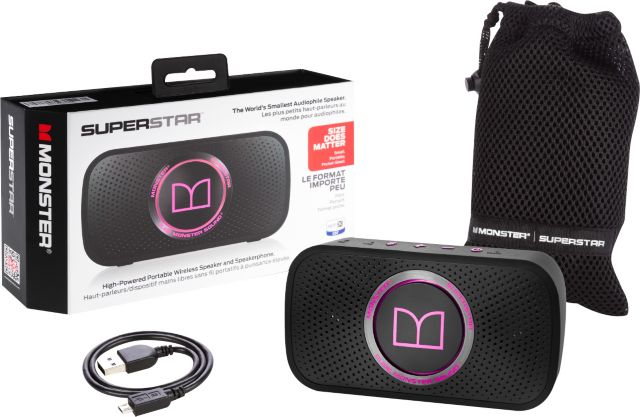 Monster SuperStar High Definition Bluetooth Speaker Black - ONLINE ONLY