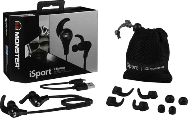 Monster iSport Wireless In-Ear Earbuds Black - ONLINE ONLY