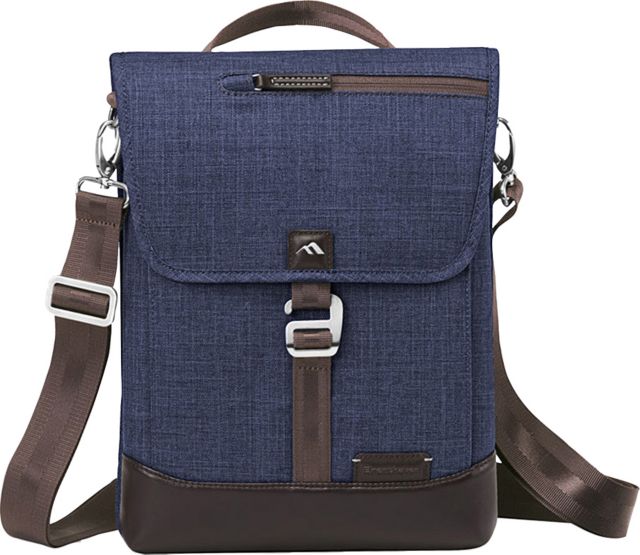 Brenthaven Collins Messenger Bag Indigo Chambray - ONLINE ONLY