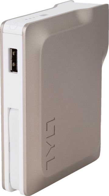 Tylt Turbo Smart Charger 3X Wall Charger + Portable Battery Silver/White - ONLINE ONLY