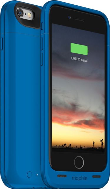 Mophie Juice Pack Air Rechargeable External Battery iPhone Case Blue - ONLINE ONLY