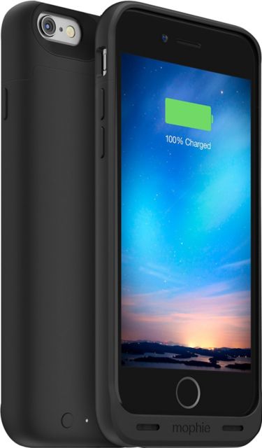Mophie Juice Pack Reserve Rechargeable External Battery iPhone Case Black - ONLINE ONLY