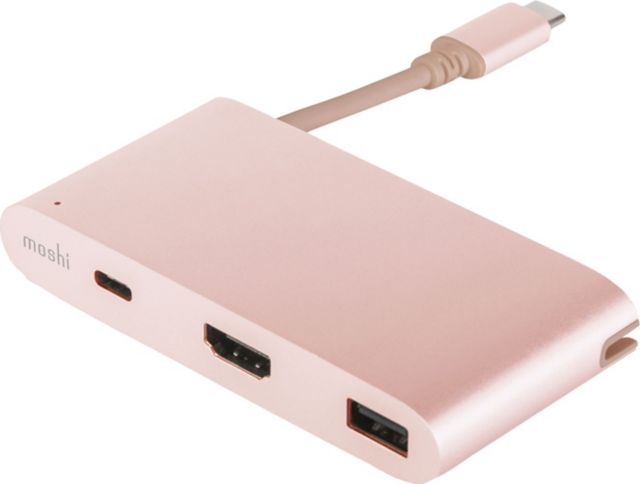 Moshi USB-C Multiport Adapter Rose Gold - ONLINE ONLY