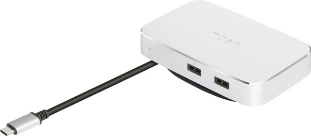 Moshi Symbus Compact USB-C Dock Silver - ONLINE ONLY