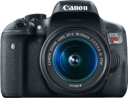 Canon EOS Rebel T6i DSLR Camera with EF-S 18-55mm STM Lens - ONLINE ONLY
