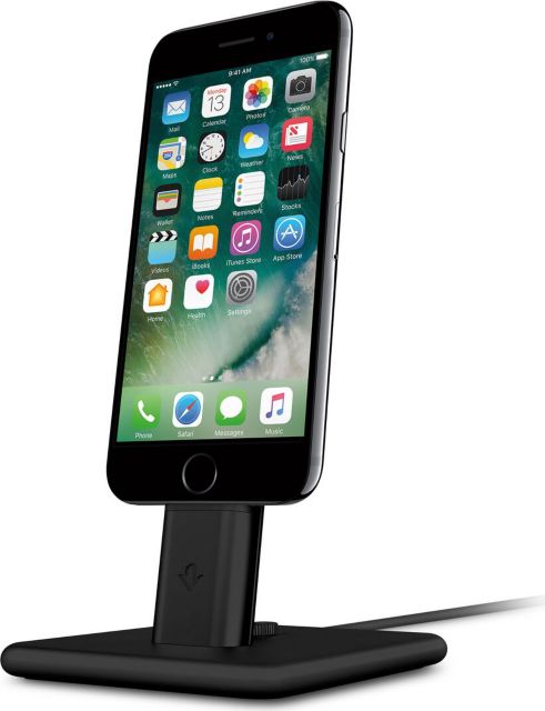 HiRise 2 Deluxe Metal Charging Stand iPhone/iPad Black - ONLINE ONLY
