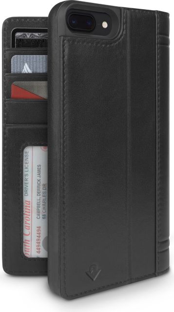 Journal Wallet for iPhone 7 Plus Black - ONLINE ONLY