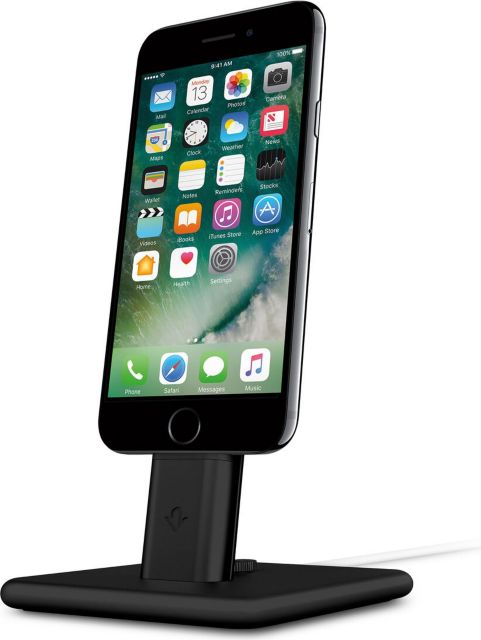 HiRise 2 Metal Charging Stand for iPhone/iPad Black - ONLINE ONLY