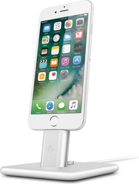 HiRise 2 Metal Charging Stand for iPhone/iPad Silver - ONLINE ONLY