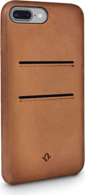 Relax Leather Wallet Shell iPhone 7 Plus  Cognac - ONLINE ONLY
