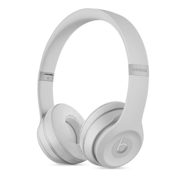 Beats Solo3 Wireless Headphones Matte Silver - ONLINE ONLY