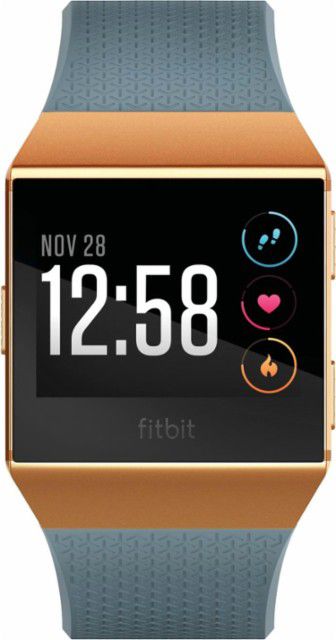 Fitbit Ionic, Slate Blue/Burnt Orange Fitness Watch