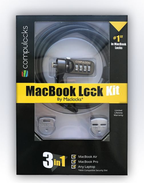 Compulock Ledge Combination Lock Kit - Macbook Air/MacBook Pro - ONLINE ONLY