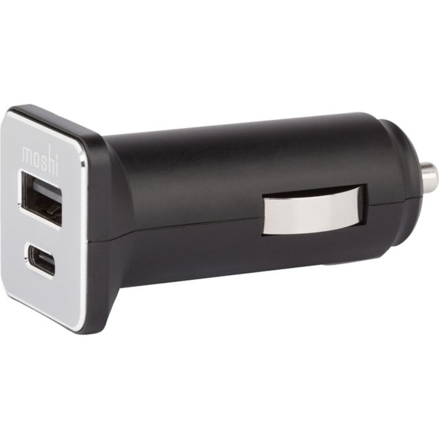 Moshi Car Charger Duo Black - ONLINE ONLY