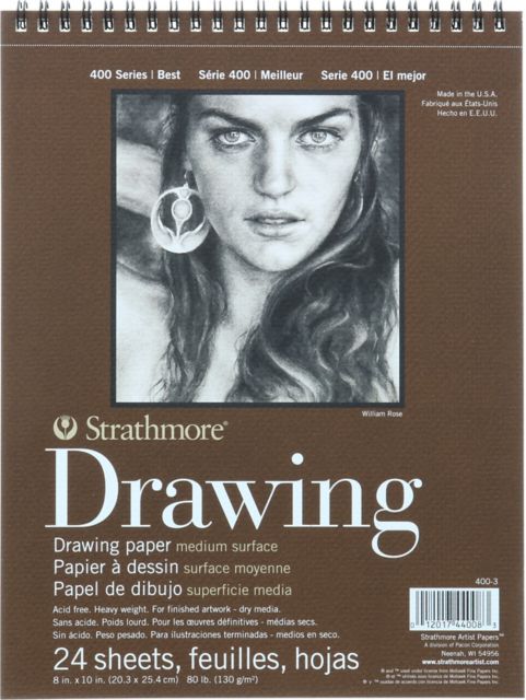 DRAWING LIGHT WEIGHT 400 8X10 24 SHEETS