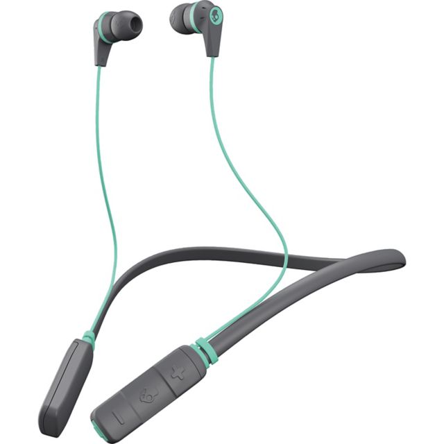 Skullcandy Ink'd 2.0 Wireless In-Ear Earbuds, Gray /Miami - ONLINE ONLY