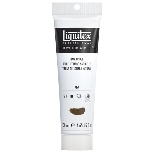 HEAVY BODY ACRYLIC 4.65OZ TUBE BE RAW UMBER