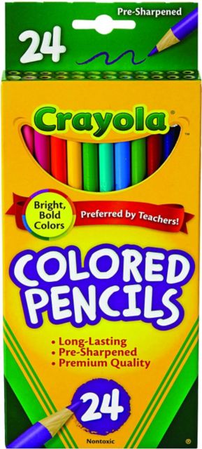 CRAYOLA COLOR PENCIL 24CT