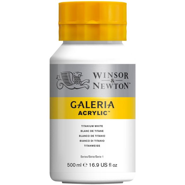 GALERIA ACRYL 500ML TITAN WHTE