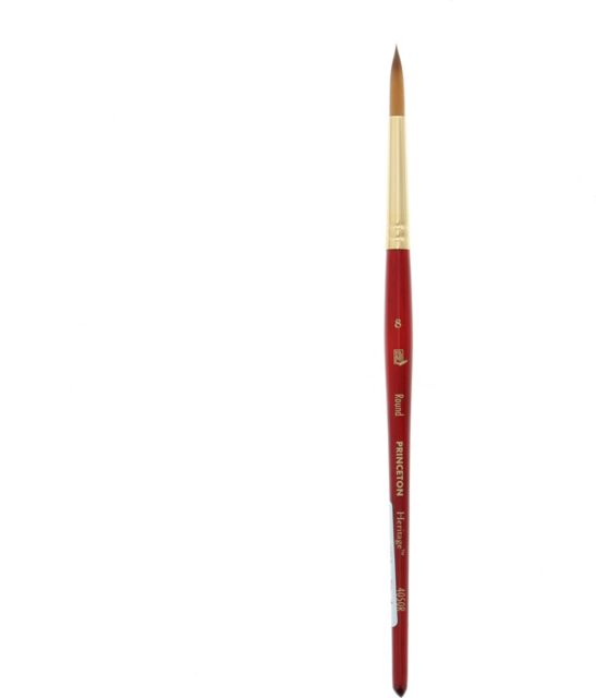 HERITAGE SYTHETIC SABLE BRUSH WATERCOLOR ROUND 8
