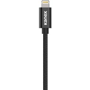 Usb Cane Kanex DuraBraid Premium USB-C to Lightning Cable, 2M, Black – allCanes