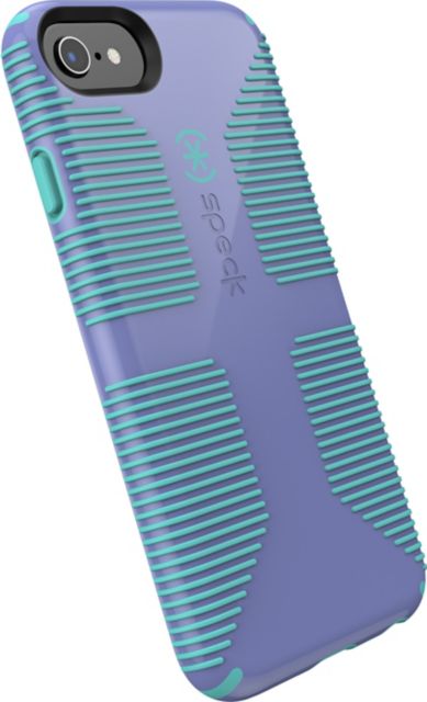 Speck Smartphone Case- iPhone 8/7/6S Candyshell GRIP (Wisteria Purple/Mykonos Blue)