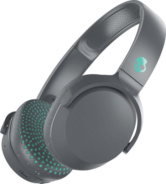 Skullcandy Riff Wireless On-Ear Headphones, Gray/Miami