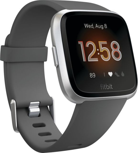 Fitbit Versa Lite Edition Smart Watch Charcoal - ONLINE ONLY