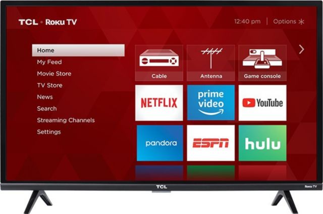 TCL 32-inch class HD Roku Smart TV 720P - ONLINE ONLY