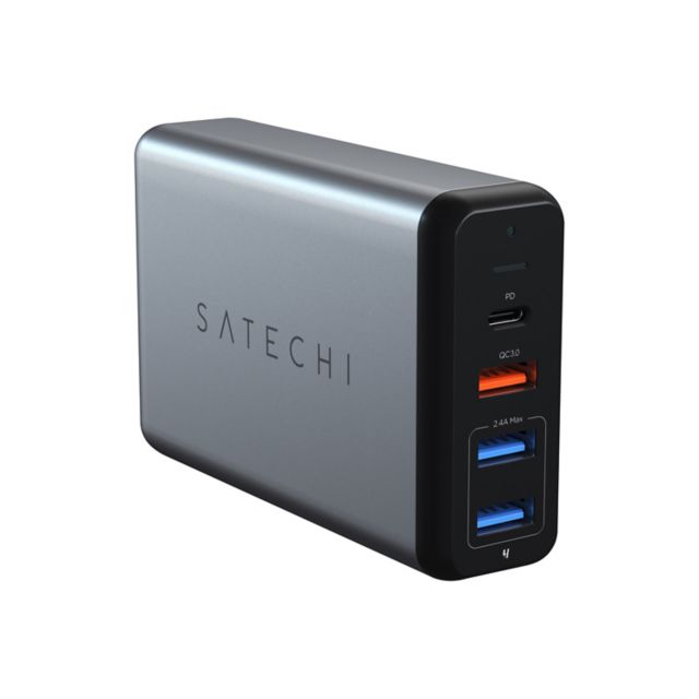 Satechi Type-C Travel Charger, Space Gray - ONLINE ONLY