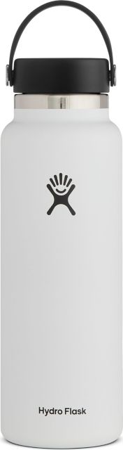 Hydroflask 40 oz Wide Mouth With Flex Cap 2.0-White