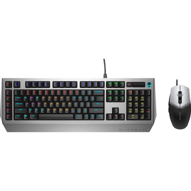 Alienware AW768 Keyboard & AW959 Mouse, Black/Silver