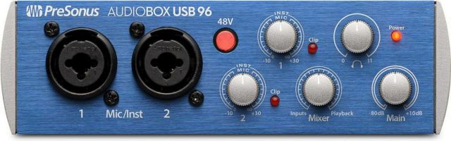 AudioBox USB® 96: 2x2 USB 2.0 Audio Interface - ONLINE ONLY