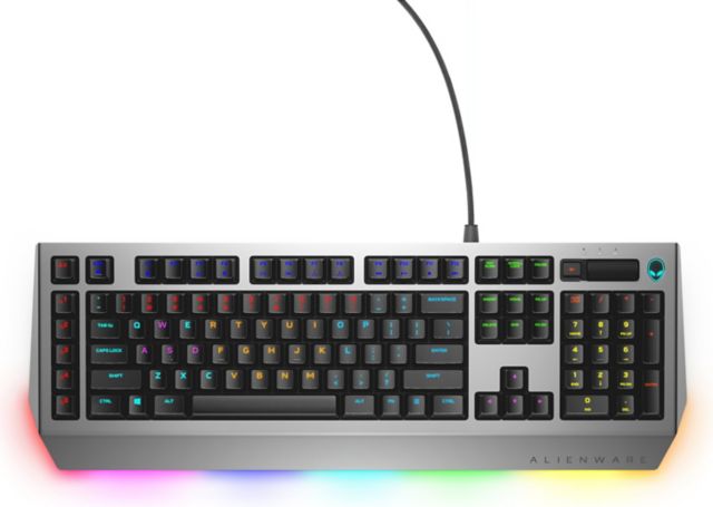 Dell Alienware AW768 Performance Gaming Keyboard Silver/Black - ONLINE ONLY