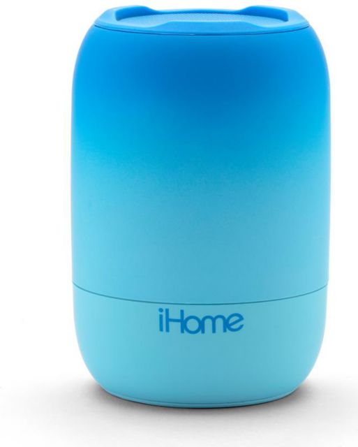 iHome PlayFade Rechargeable Water-Resistant Bluetooth Speaker Blue - ONLINE ONLY