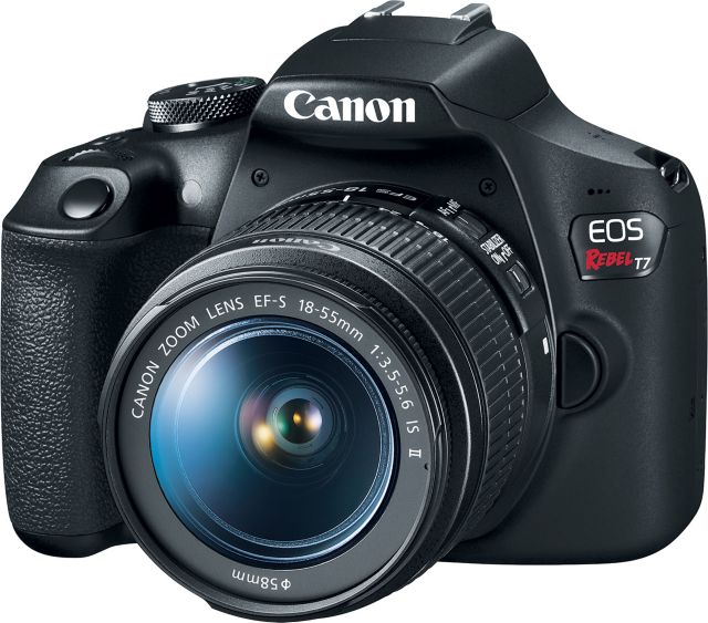 Canon EOS Rebel T7 24.1 Megapixel Digital SLR Camera Kit with Lens - 18 mm - 55 mm - ONLINE ONLY