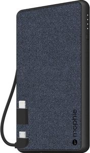 Mophie Powerstation Plus Mini 4000mAh Fabric - Blue - ONLINE ONLY