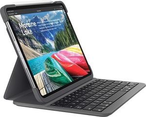 Logitech Slim Folio Pro Keyboard/Cover Case (Folio) for 11'' Apple iPad Pro (2018) - Black - ONLINE ONLY