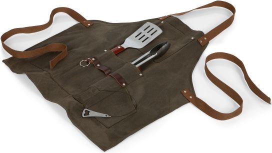 BBQ Apron with Tools and Opener - ONLINE ONLY