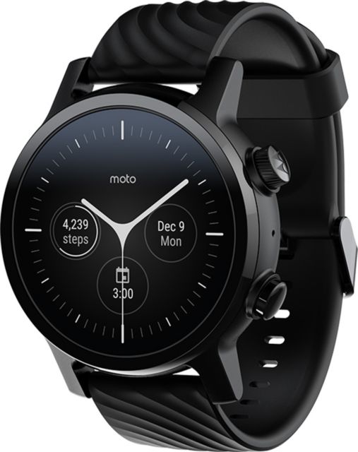 Moto 360 Smartwatch 3rd Generation 42.5mm Black - ONLINE ONLY