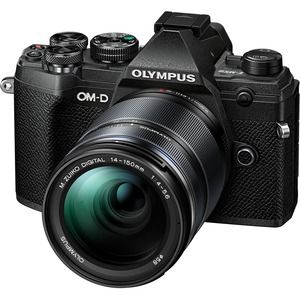 Olympus OM-D E-M5 Mark III 20.4 Megapixel Mirrorless Camera with Lens - 14 mm - 150 mm - Black - ONLINE ONLY